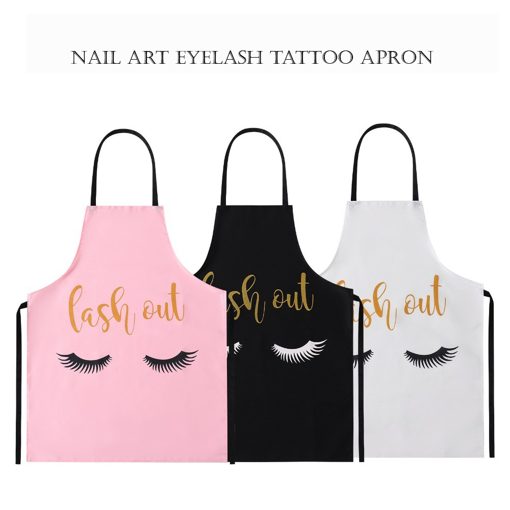Funny Eyelash Extension - Divertidos Delantales con Estampado de Pestañas,