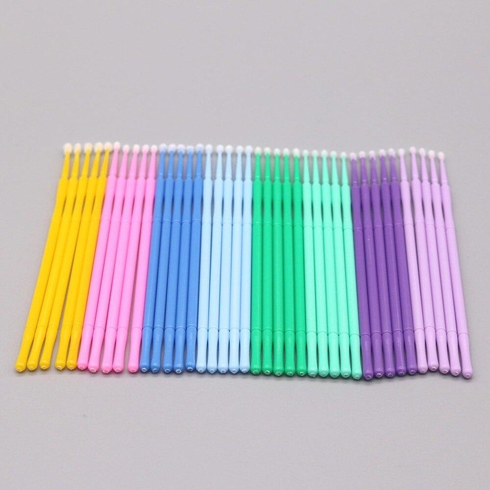 Eyelash Extension Cleaning - 100 unidades/lote de microcepillos desechables para