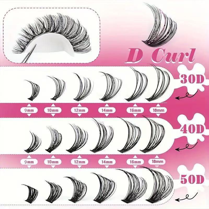 Eyelash Extension Kits - Kit Profesional de Pestañas en Racimo