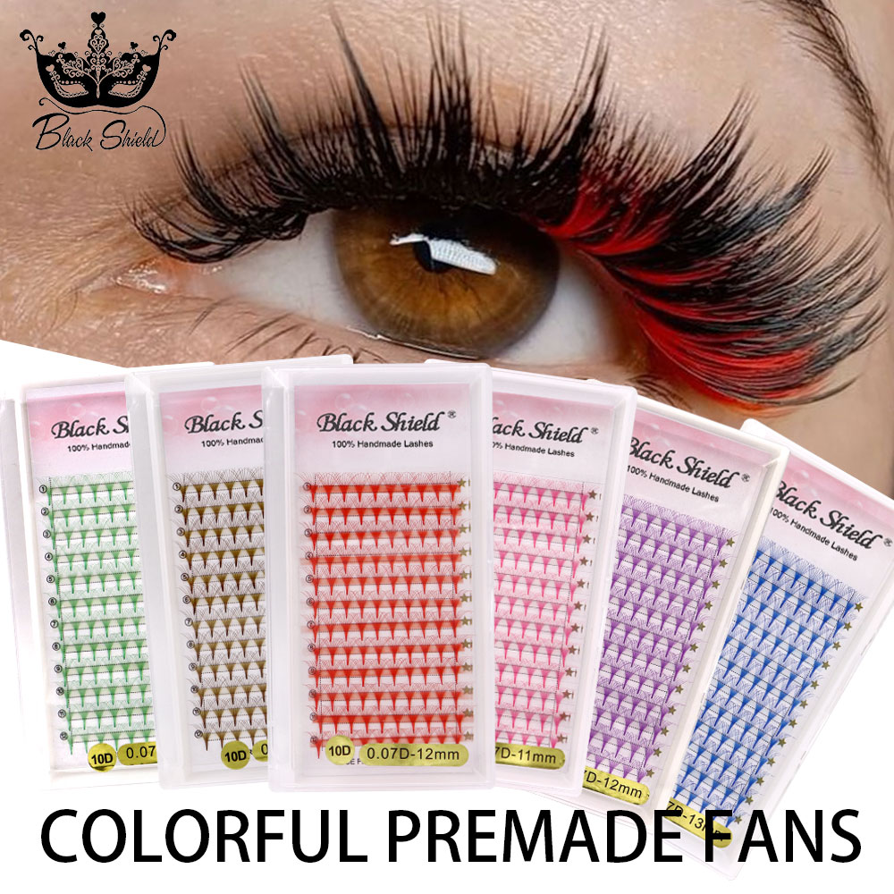 Funny Eyelash Extension - Pestañas de Volumen Preformadas de 6D