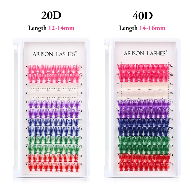 ARISON 12 filas de pestañas de - Funny Eyelash Extension reseña y precio