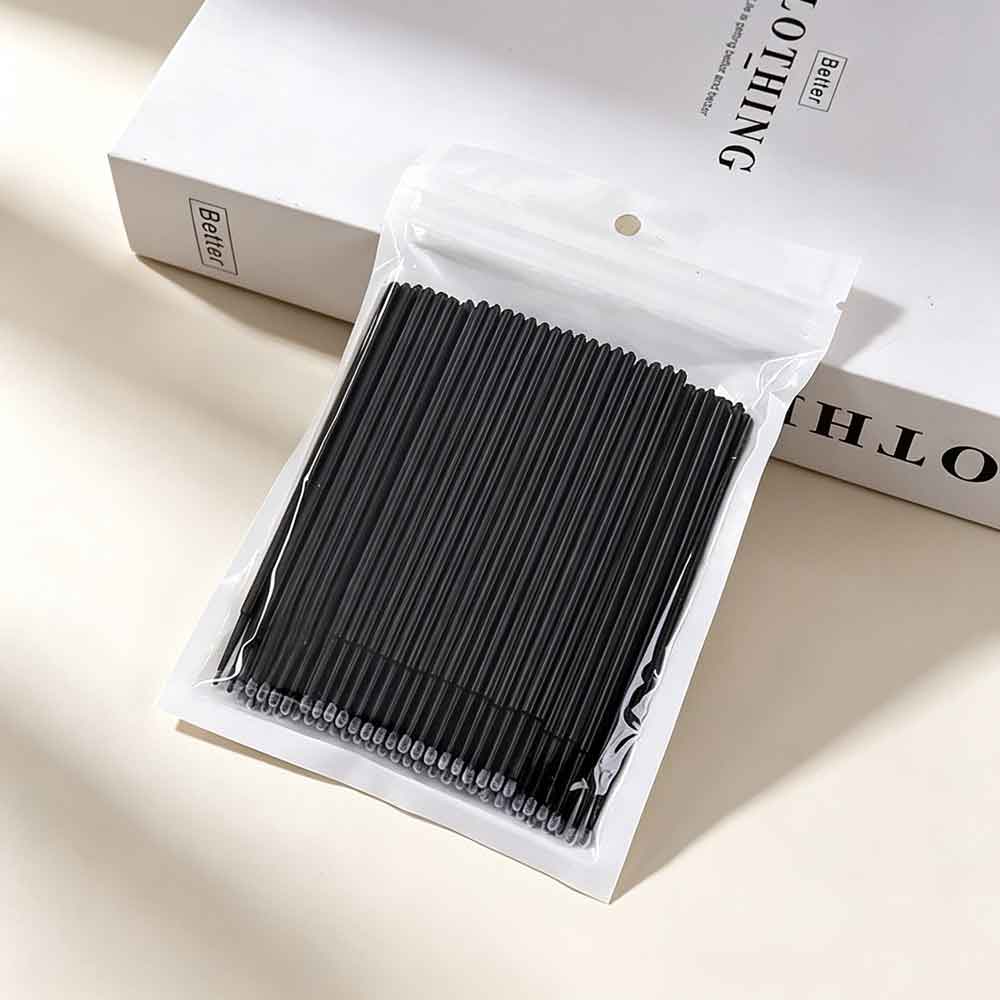 100 unidades de microcepillos  - Eyelash Extension Remover reseña y precio