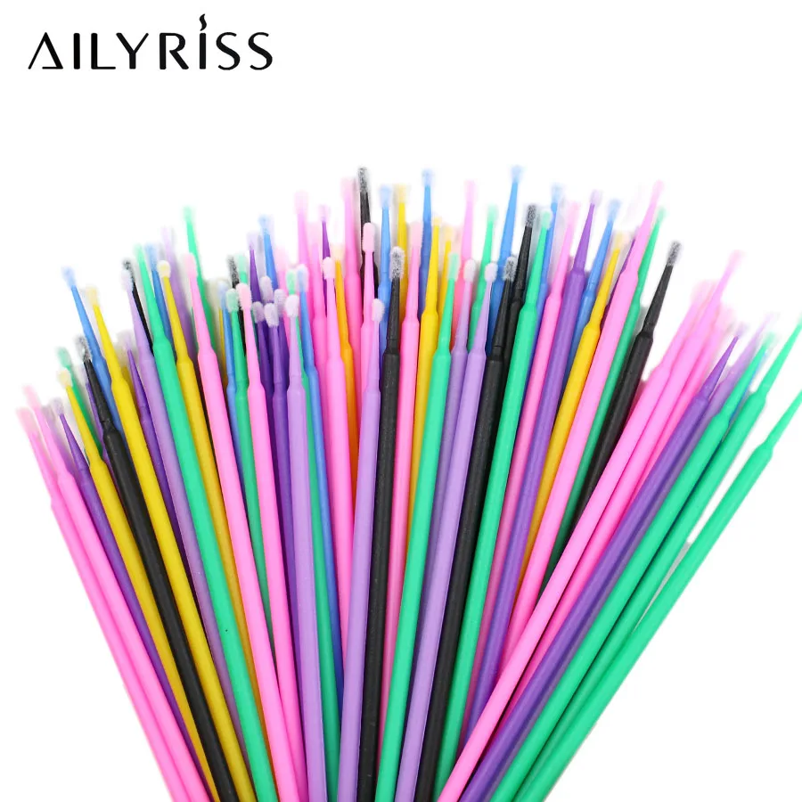 100 unids/lote cepillos de pes - Eyelash Extension Remover reseña y precio