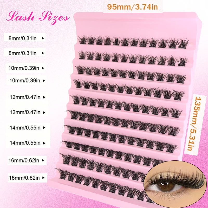 Kit de extensión de pestañas D - Funny Eyelash Extension reseña y precio