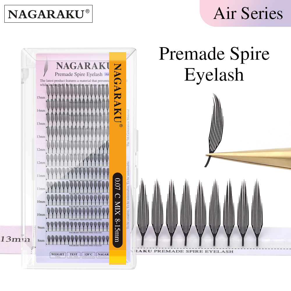 NAGARAKU Prefabricado Spire Pe - Funny Eyelash Extension reseña y precio