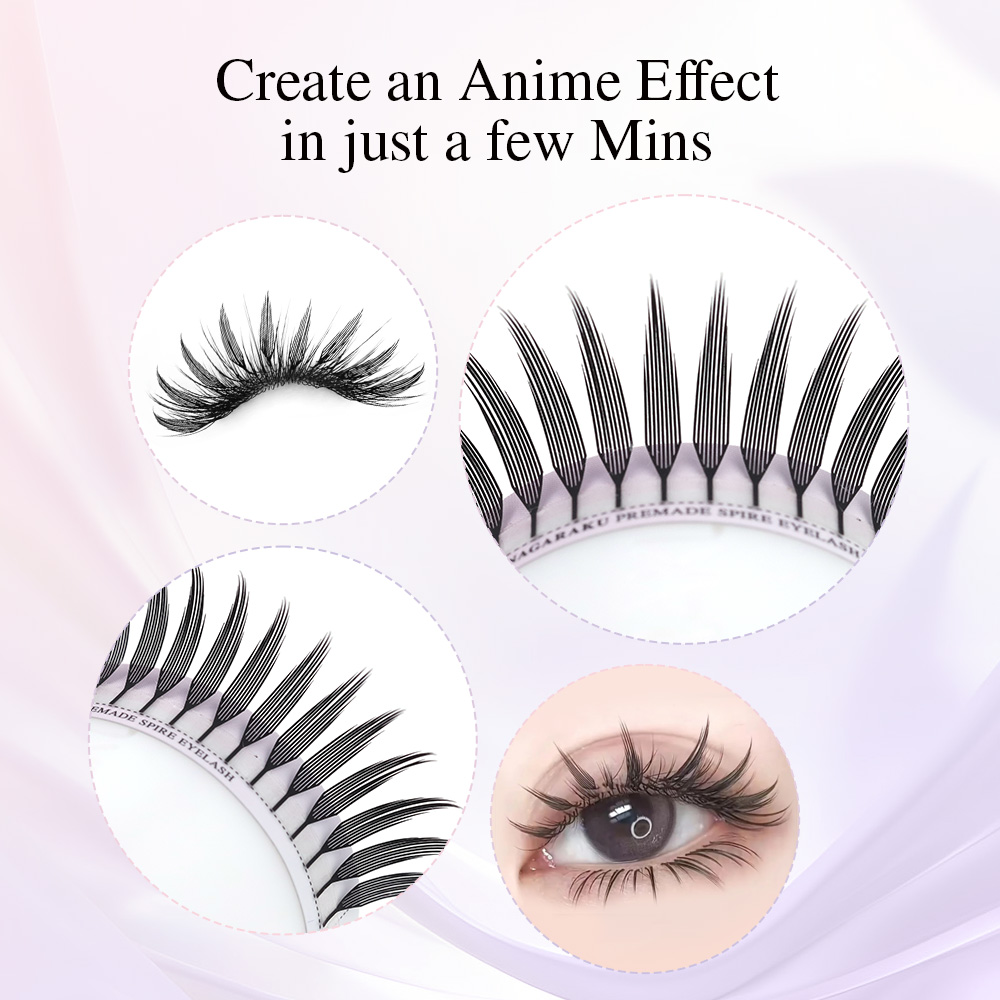 NAGARAKU Prefabricado Spire Pe - Funny Eyelash Extension reseña y precio