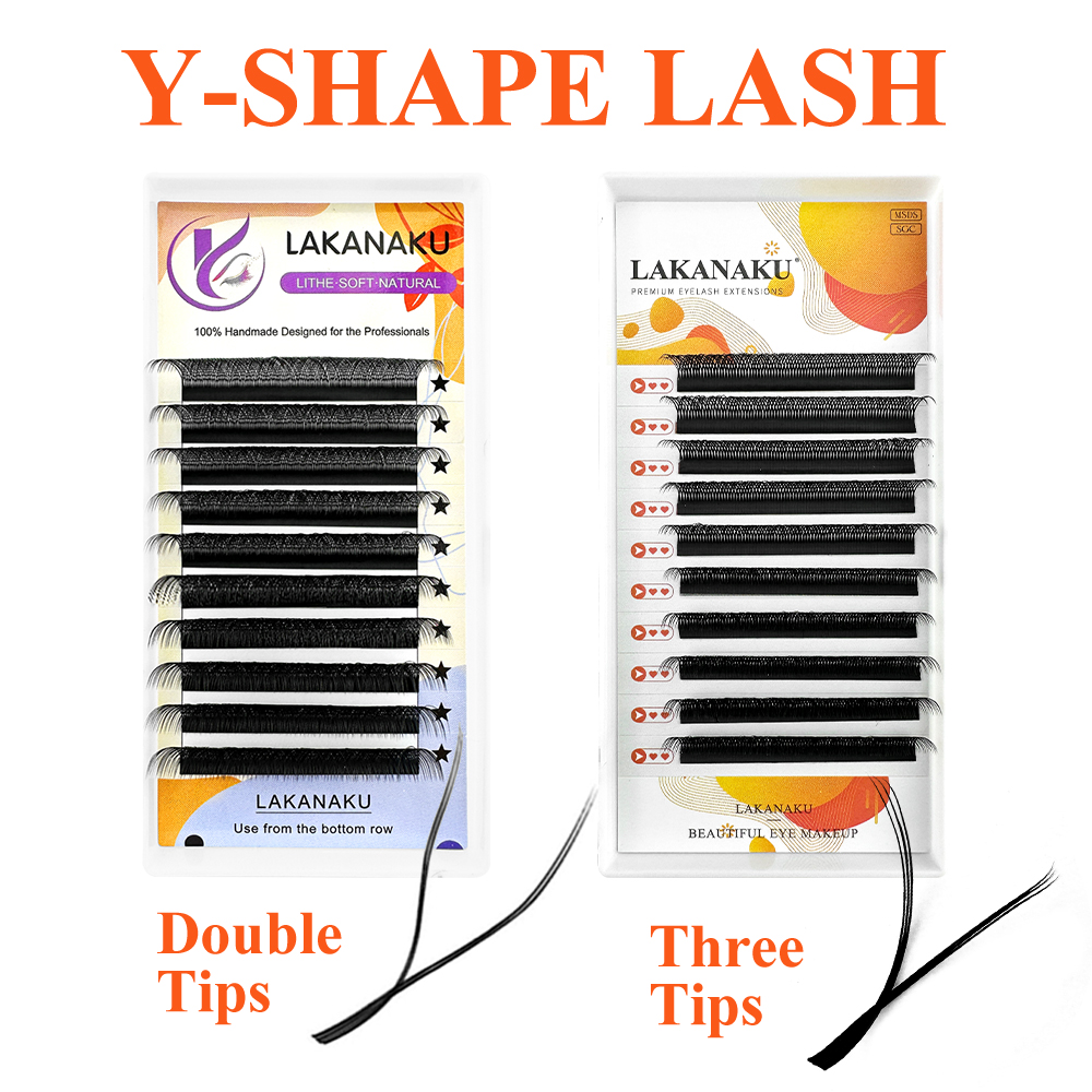 LAKANAKU Y Extensiones de pest - Eyelash Extension Y Shape reseña y precio