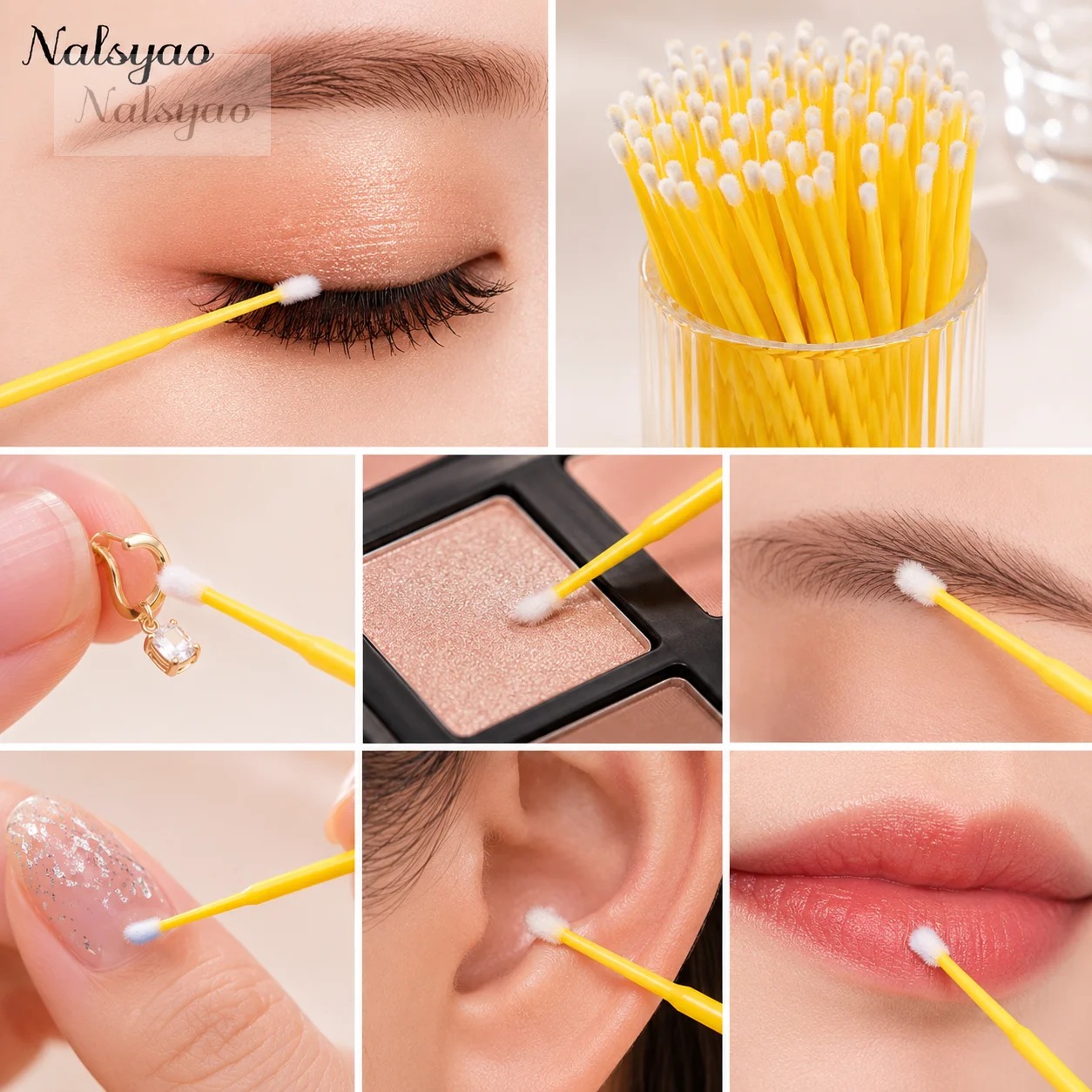 500 Hisopos de Limpieza para E - Eyelash Extension Remover reseña y precio