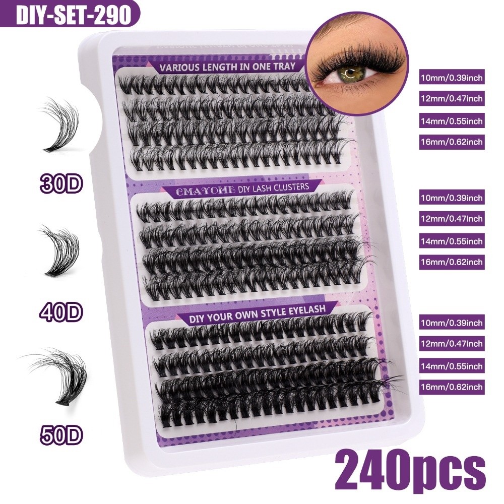 Pestañas Postizas de Aspecto N - Eyelash Extension Kits reseña y precio