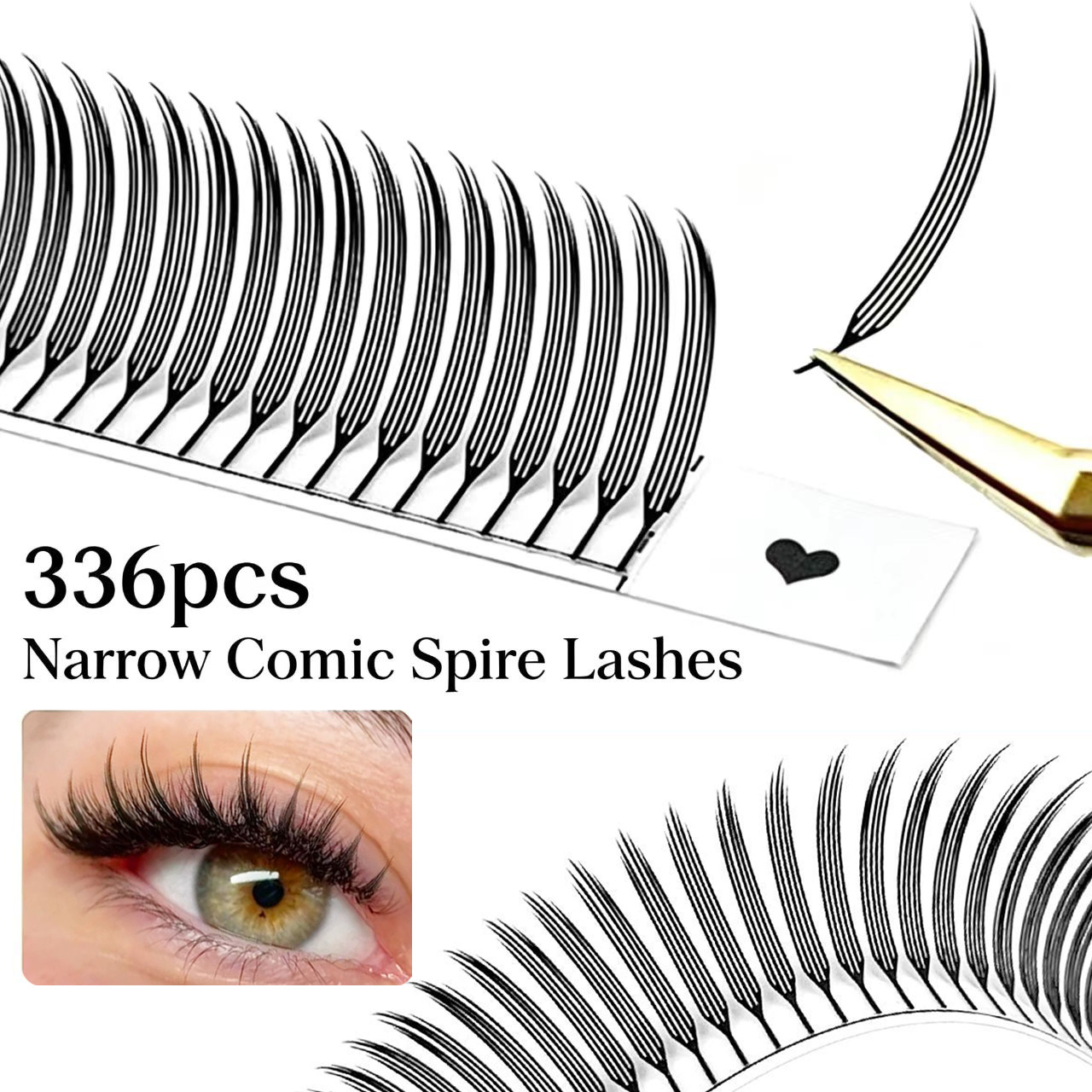 MIOFIA Nuevas Pestañas Postiza - Funny Eyelash Extension reseña y precio