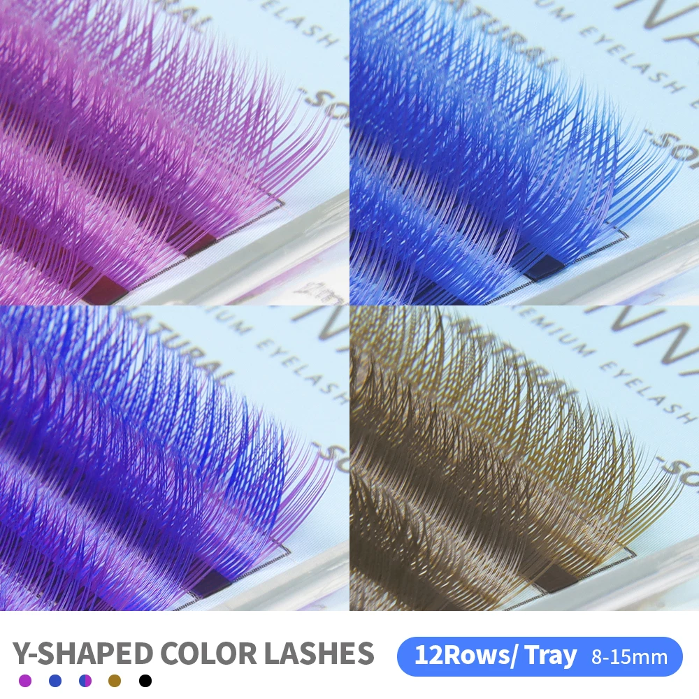 ANNAFRIS C/D Curl YY Lashes Co - Eyelash Extension Y Shape reseña y precio