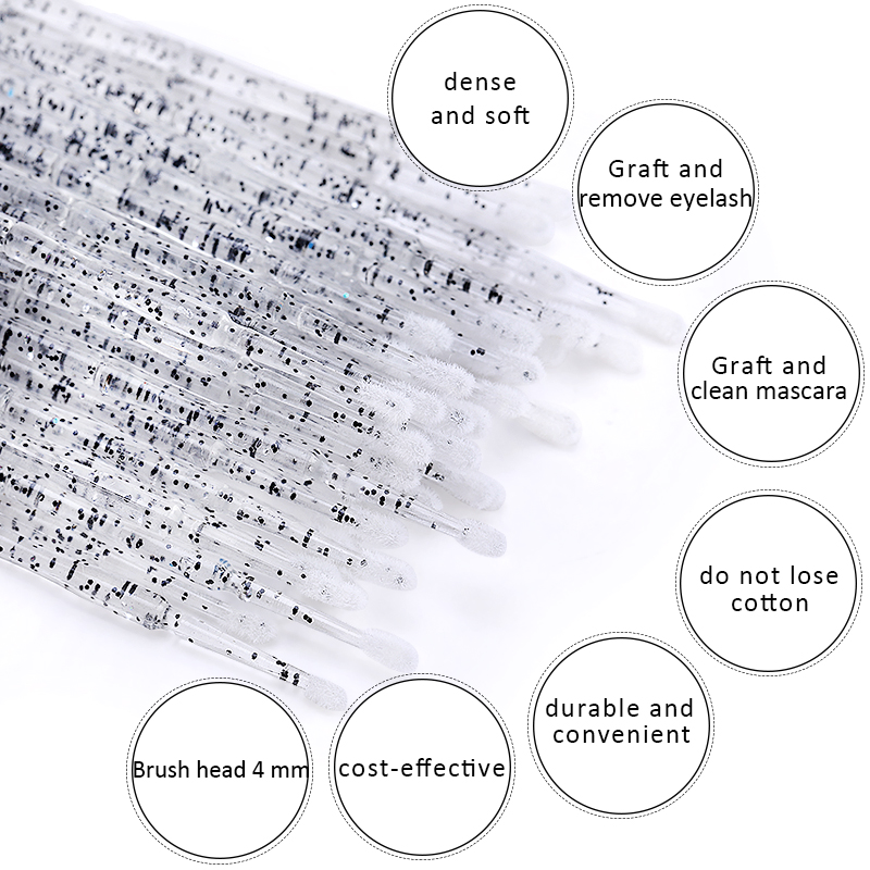 Aplicadores de pestañas postiz - Eyelash Extension Cleaning reseña y precio